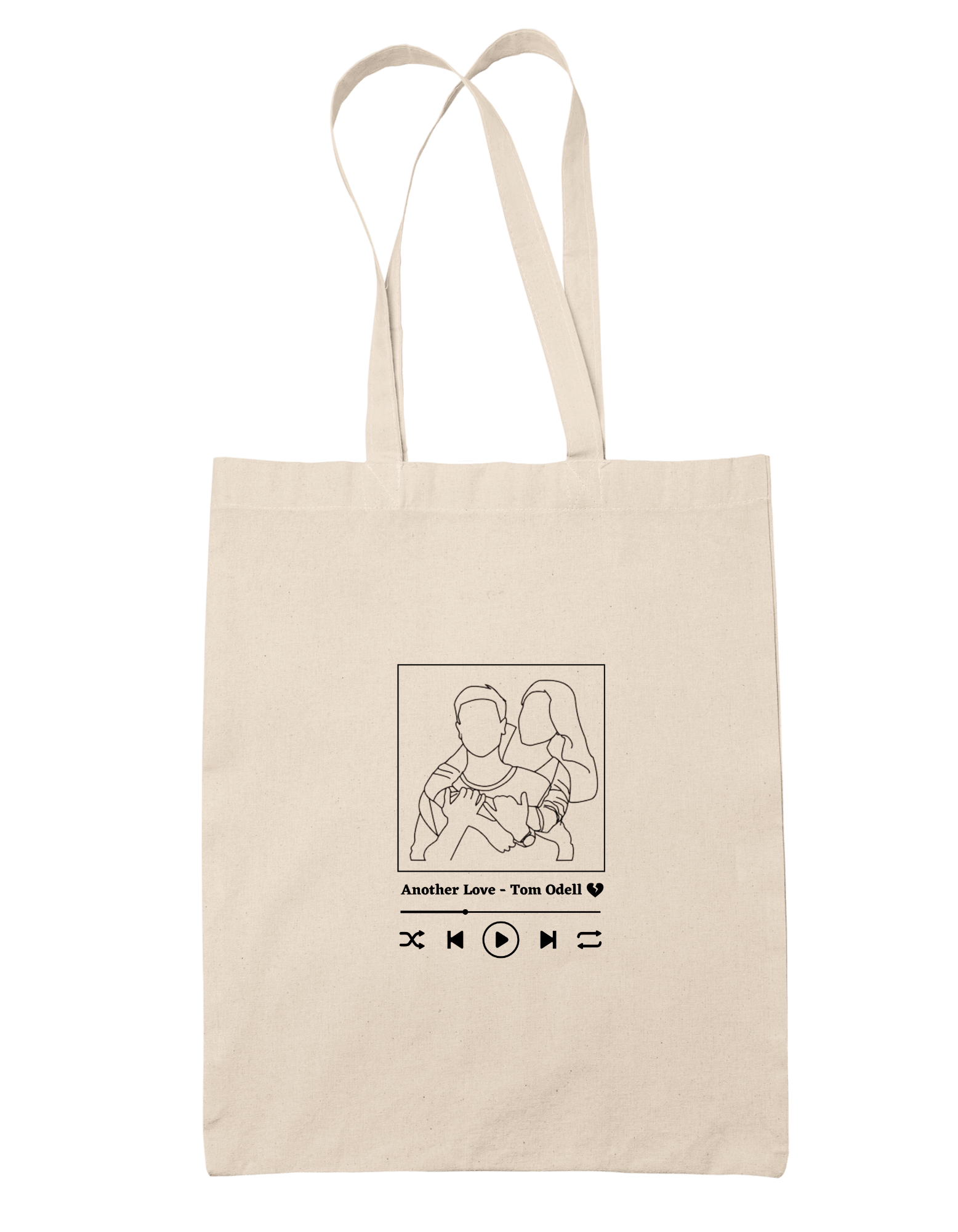 Tote Bag à personnaliser avec ta photo + chanson préférée - Majestic Store