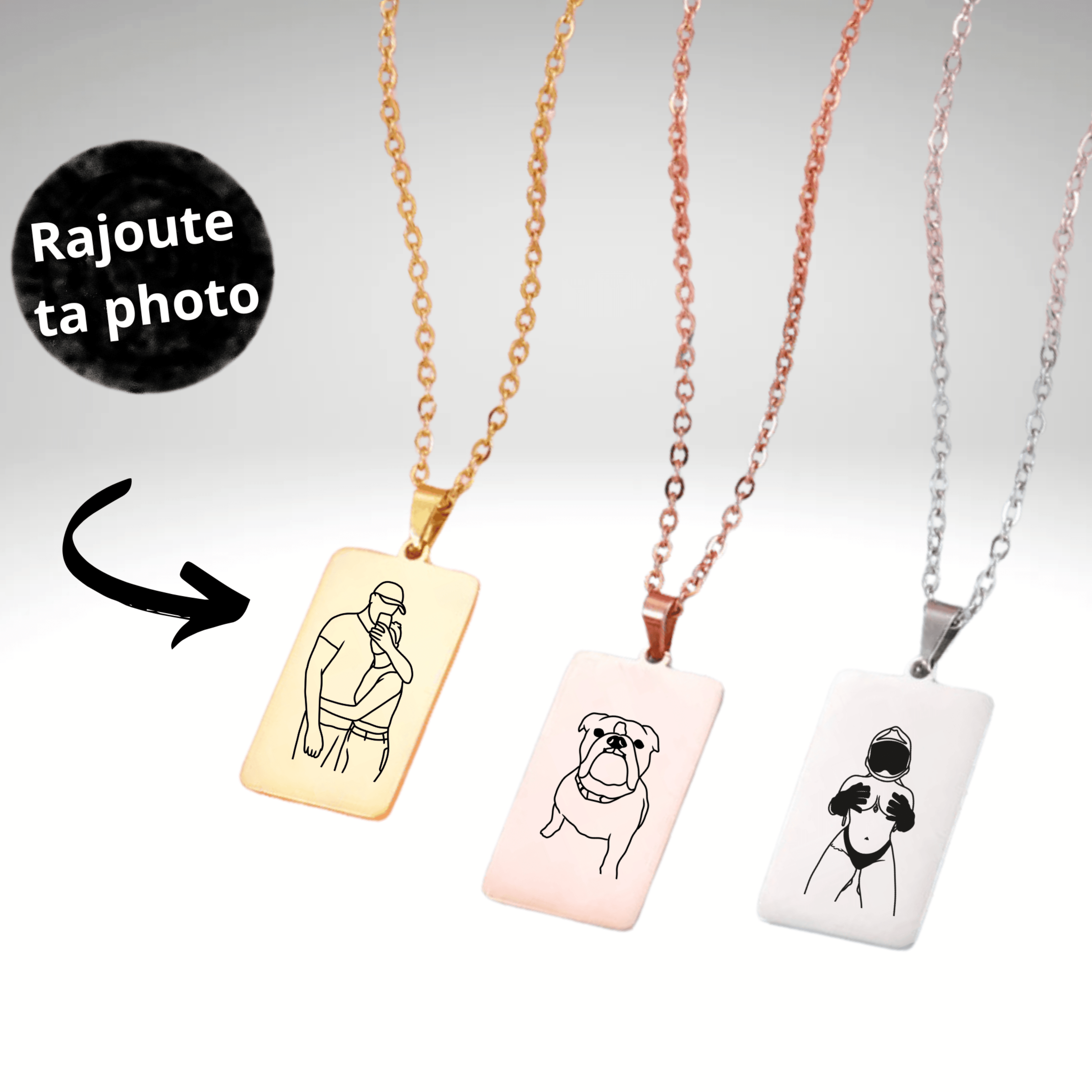 Collier simple Photo spicy 🌶️ - Majestic Store