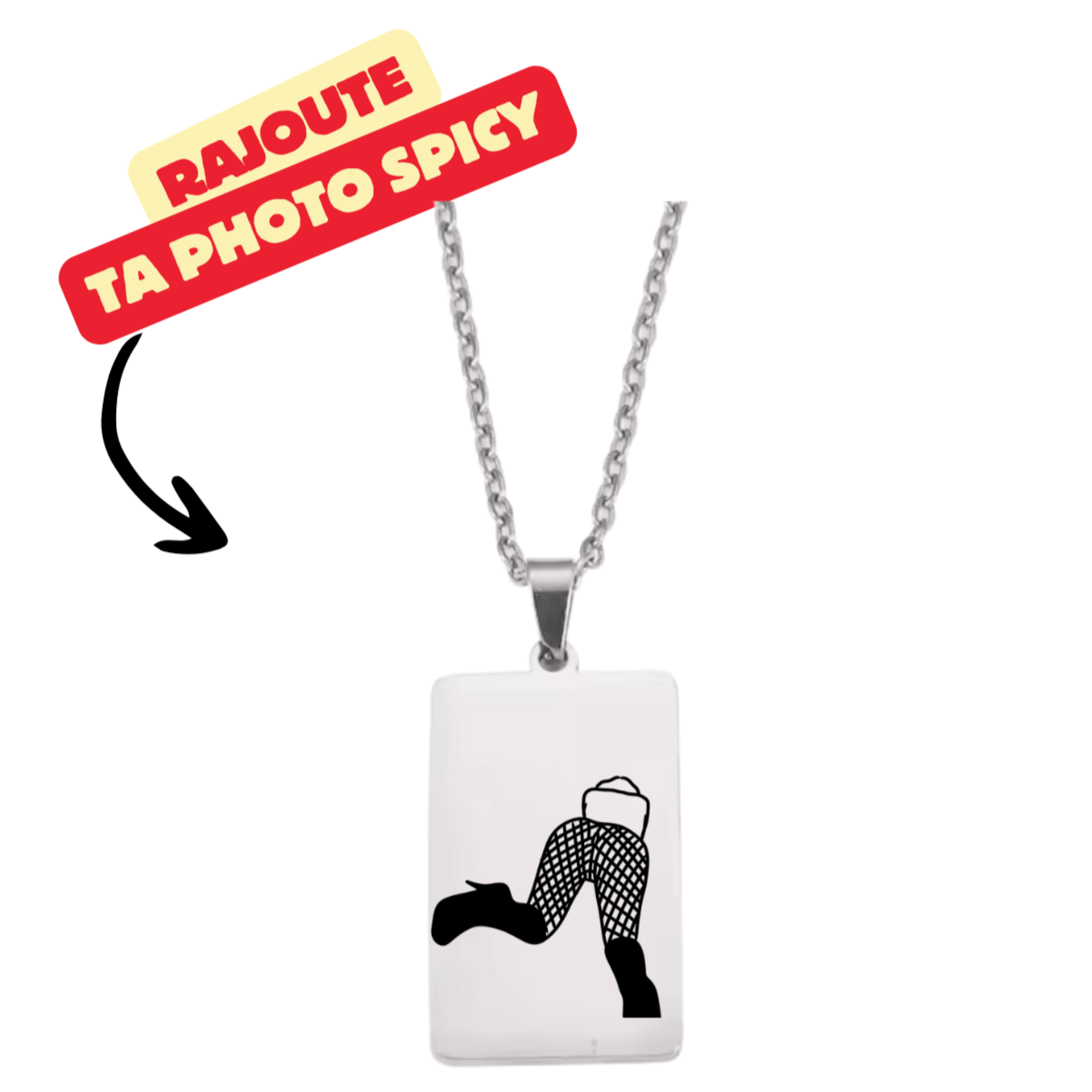 Collier simple Photo spicy 🌶️ - Majestic Store