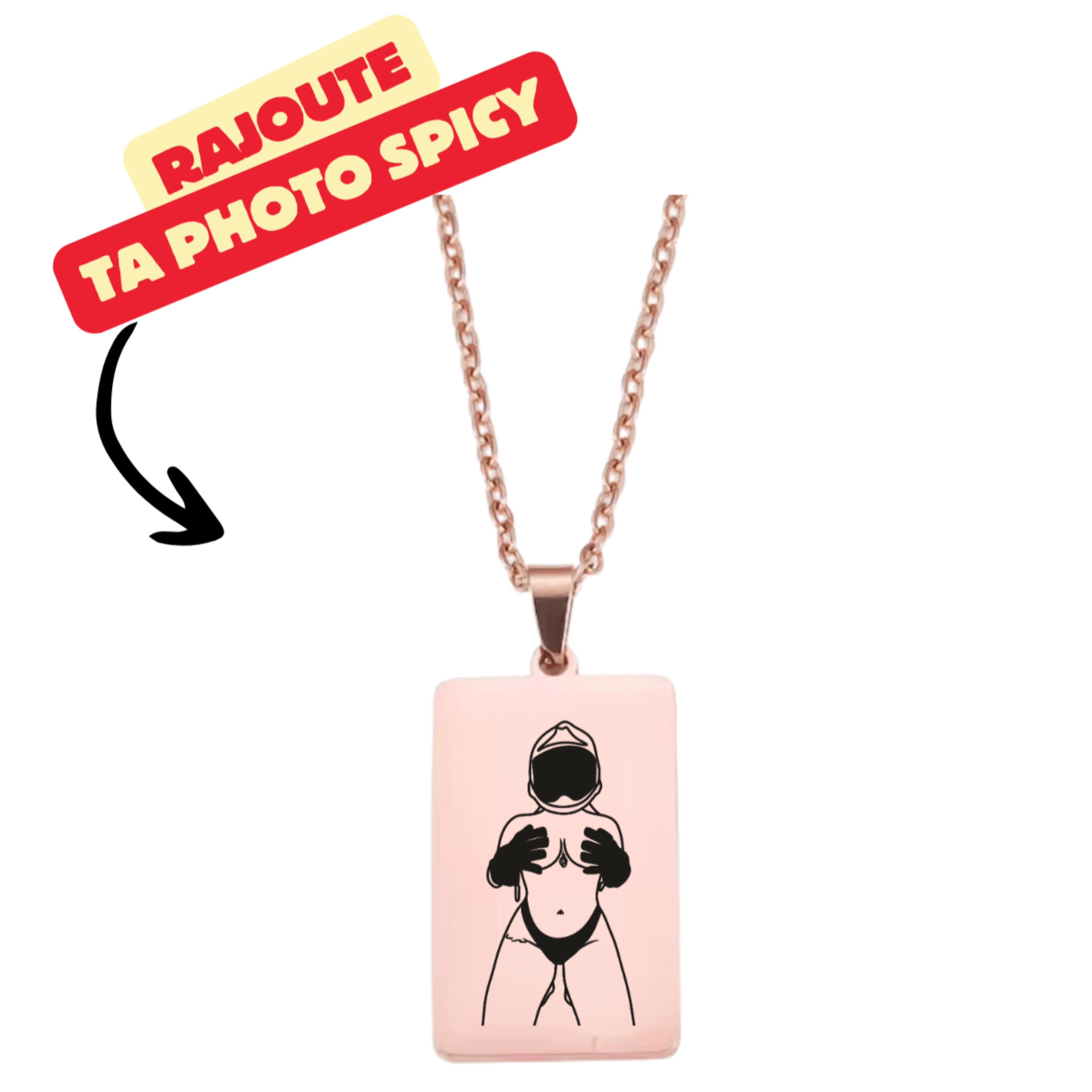 Collier simple Photo spicy 🌶️ - Majestic Store