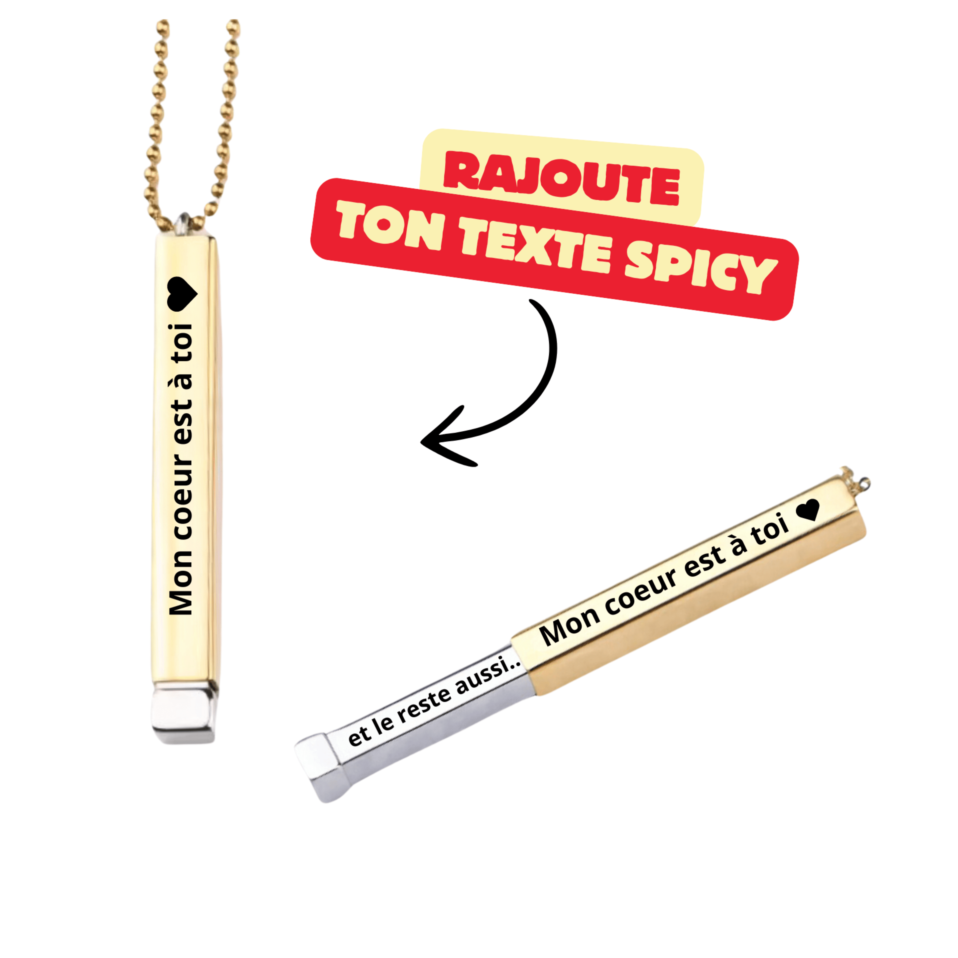 Collier à Message Caché 🌶️ - Majestic Store