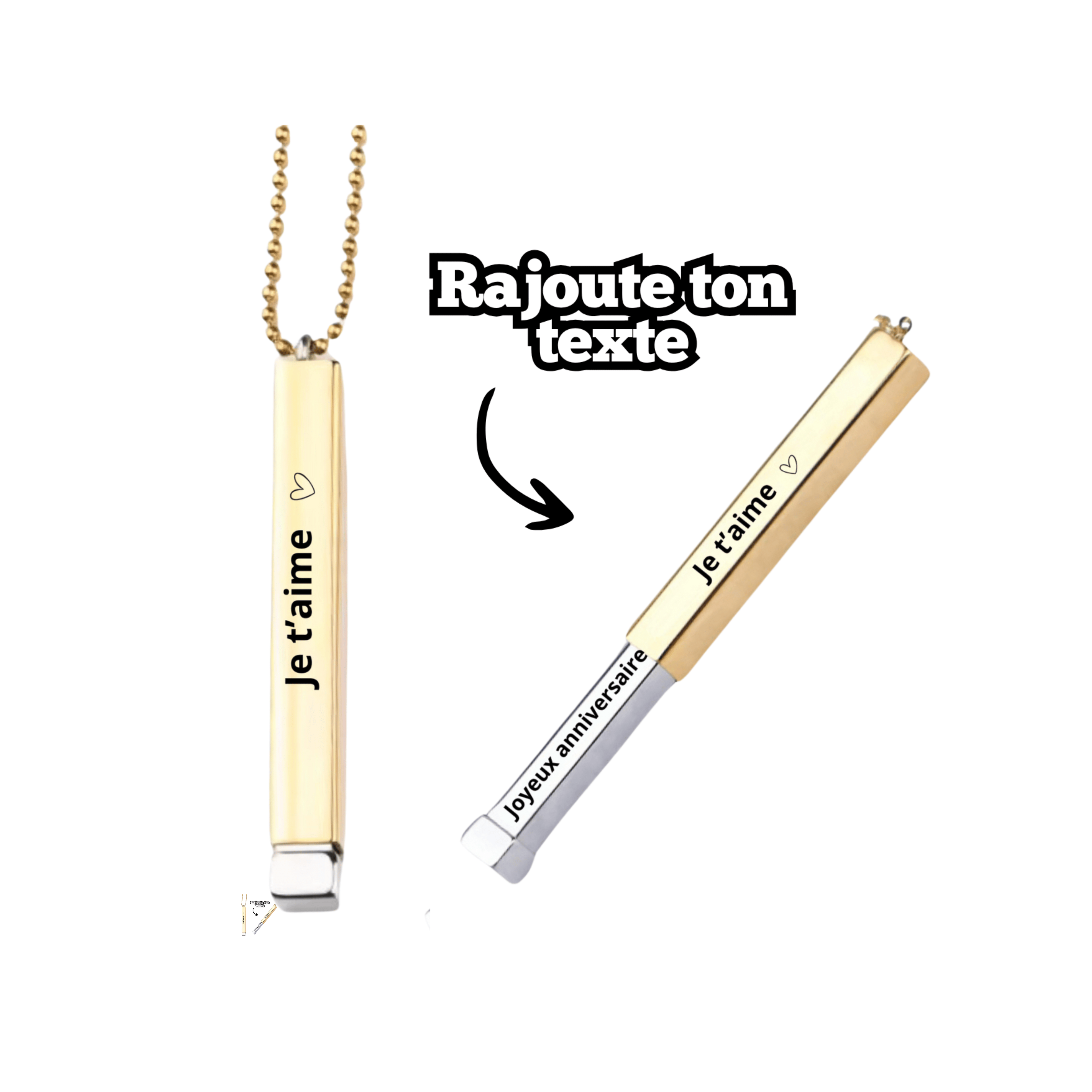 Collier à Message Caché 🌶️ - Majestic Store