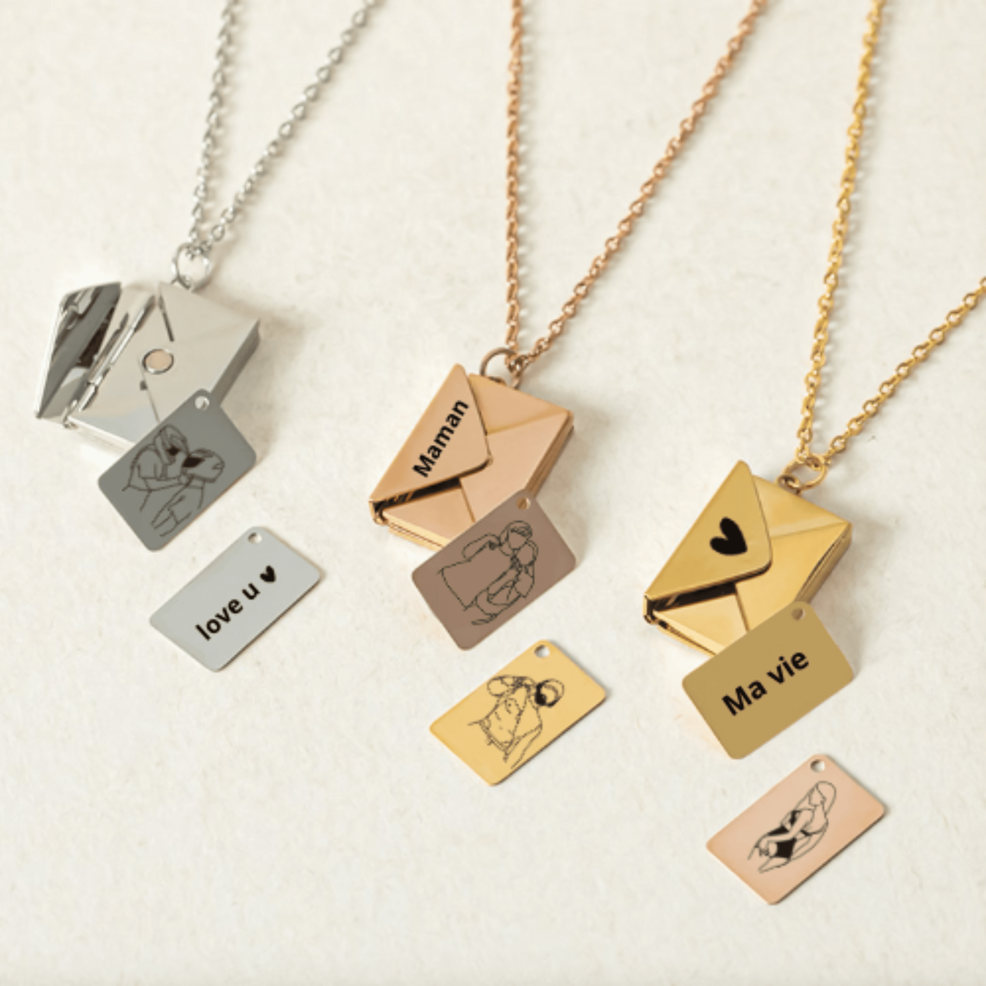 Collier Enveloppe mystère Photo spicy 🌶️ - Majestic Store