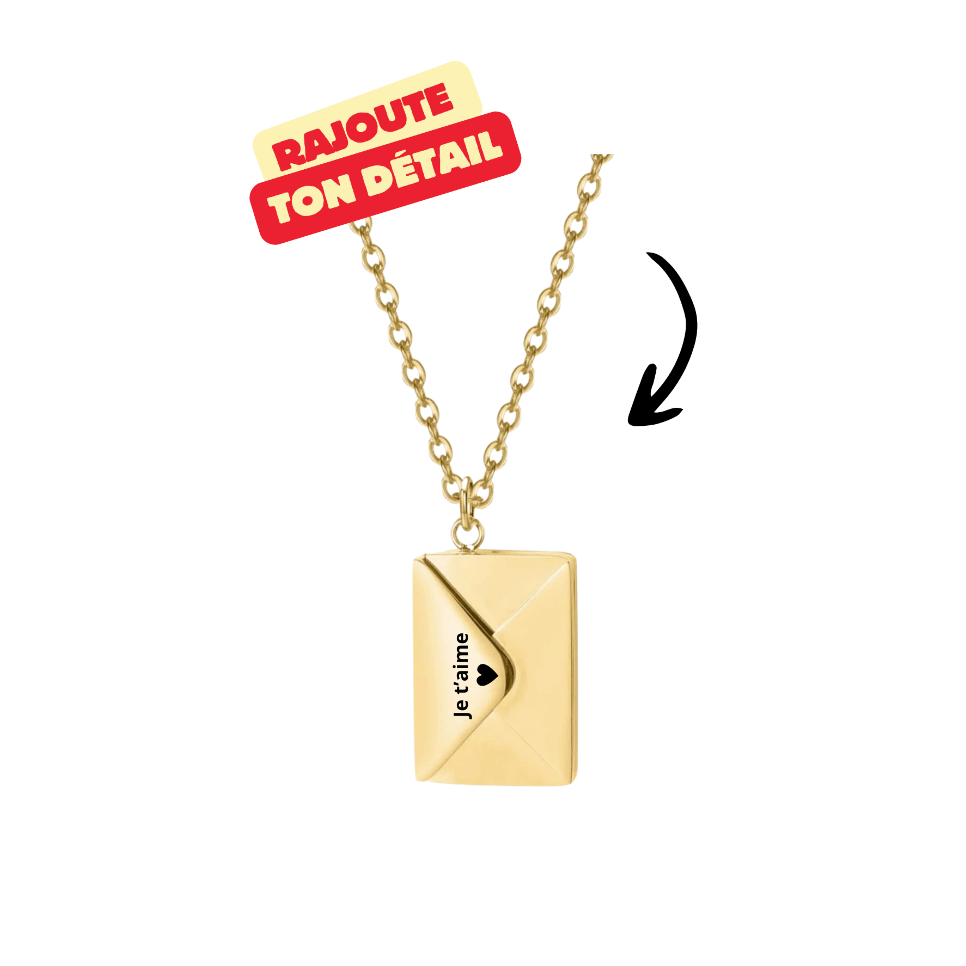 Collier Enveloppe mystère / Fête des pères 📸 🎁 - Majestic Store