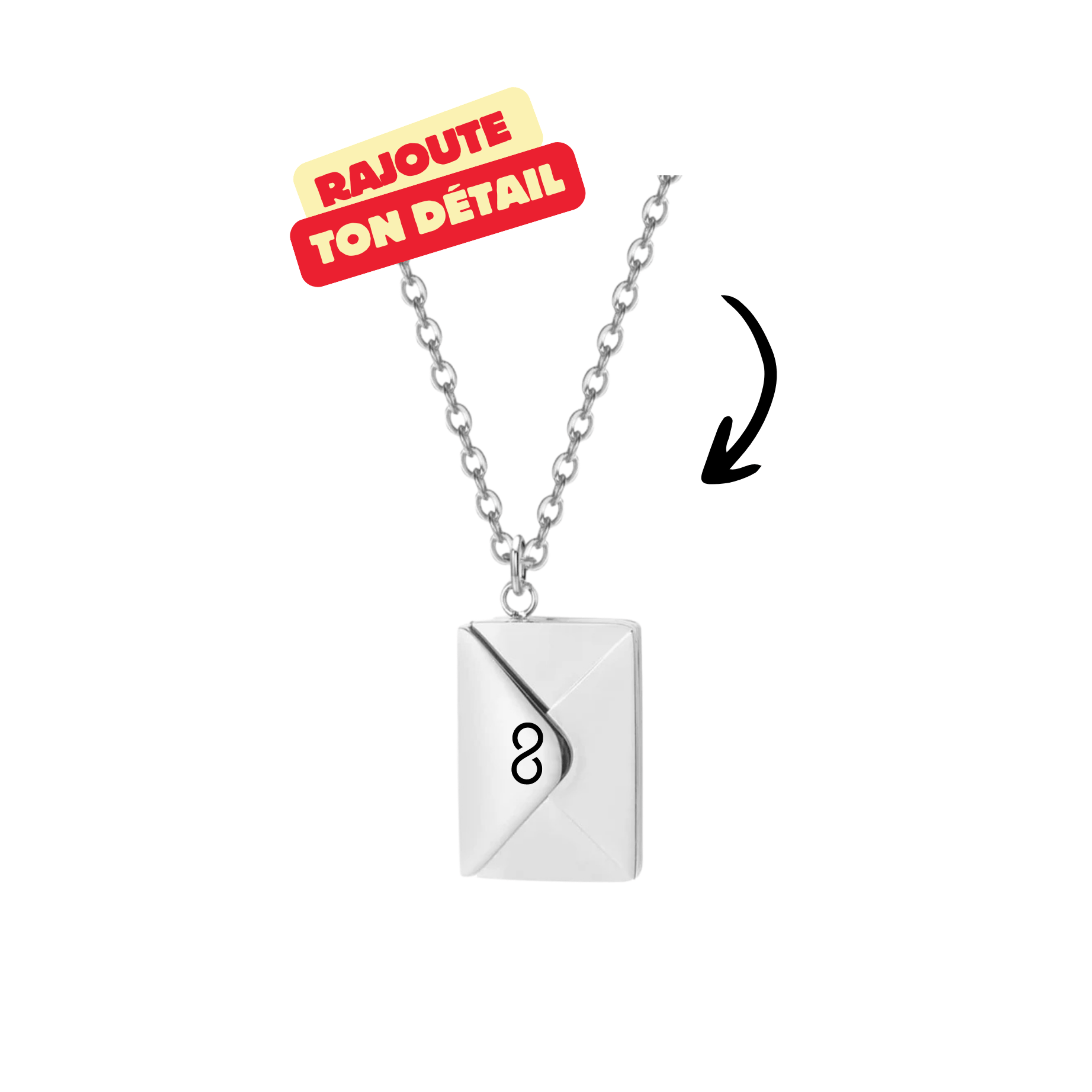 Collier Enveloppe mystère / Fête des pères 📸 🎁 - Majestic Store