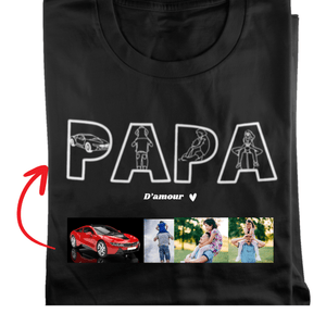 T-shirt À Personnaliser Avec Photos / Fête des pères 📸 🎁 - Majestic Store
