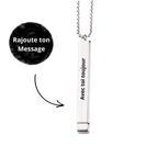 Collier Message Caché / Fête des pères 📸 🎁 - Majestic Store
