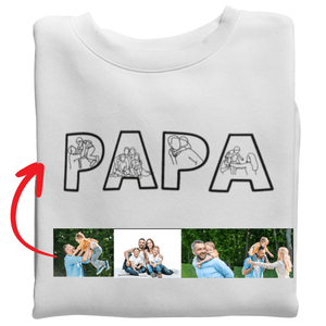 Ouvrir l&#39;image dans le diaporama, Sweat À Personnaliser Avec Photos / Fête des pères 📸 🎁
