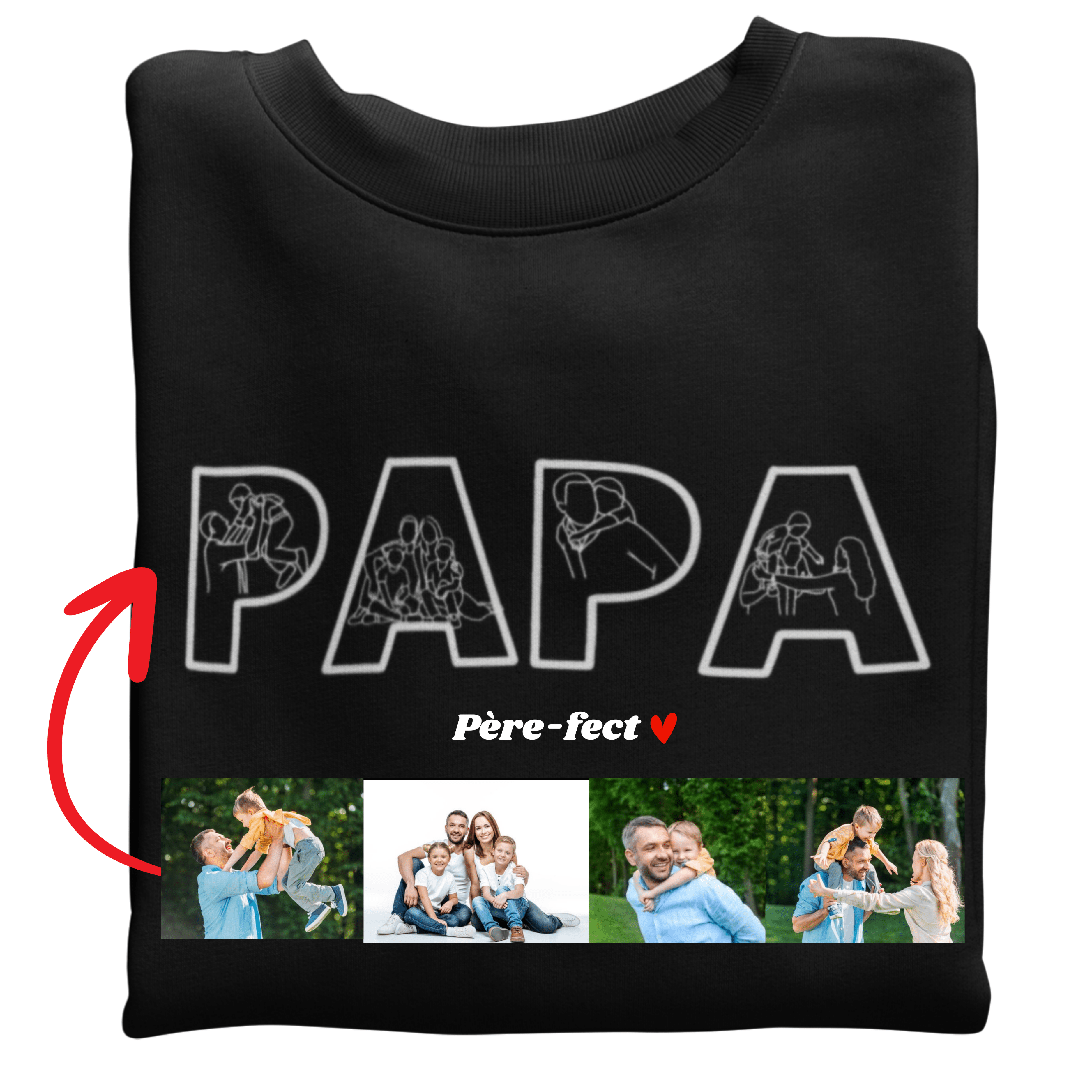 Sweat À Personnaliser Avec Photos / Fête des pères 📸 🎁 - Majestic Store