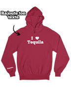 Hoodie unisexe oversize à personnaliser avec Texte - Majestic Store