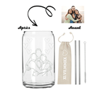 Verre Personnalisé Avec Photo │Texte - Majestic Store