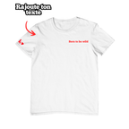 T-shirt unisexe à personnaliser avec Texte - Majestic Store