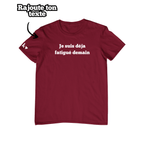 T-shirt unisexe à personnaliser avec Texte - Majestic Store