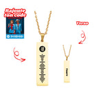 Collier Personnalisé Avec Code Chanson Préférée 🎵✨ - Majestic Store