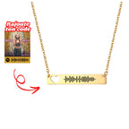Collier Coeur Personnalisé Avec Code Chanson Préférée 🎵✨ - Majestic Store