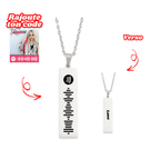Collier Personnalisé Avec Code Chanson Préférée 🎵✨ - Majestic Store