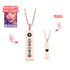 Collier Personnalisé Avec Code Chanson Préférée 🎵✨ - Majestic Store