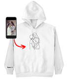 Hoodie unisexe oversize à personnaliser avec ta photo - Majestic Store