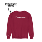 Sweat unisexe oversize à personnaliser avec Texte - Majestic Store