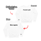 Sweat unisexe oversize à personnaliser avec Texte - Majestic Store