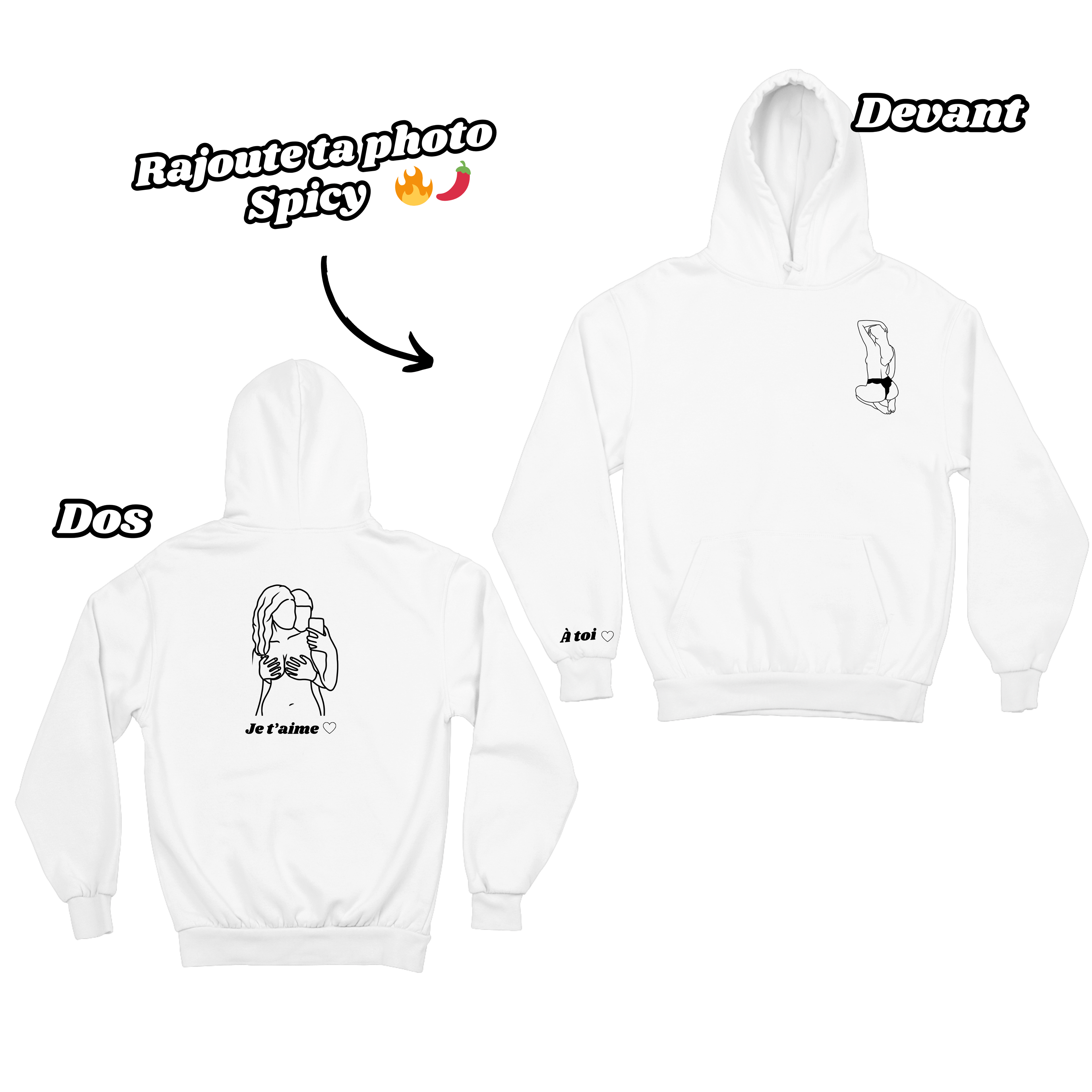 Hoodie Photo spicy 🌶️ - Majestic Store
