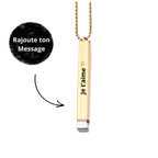 Collier à Message Caché à Graver - Majestic Store