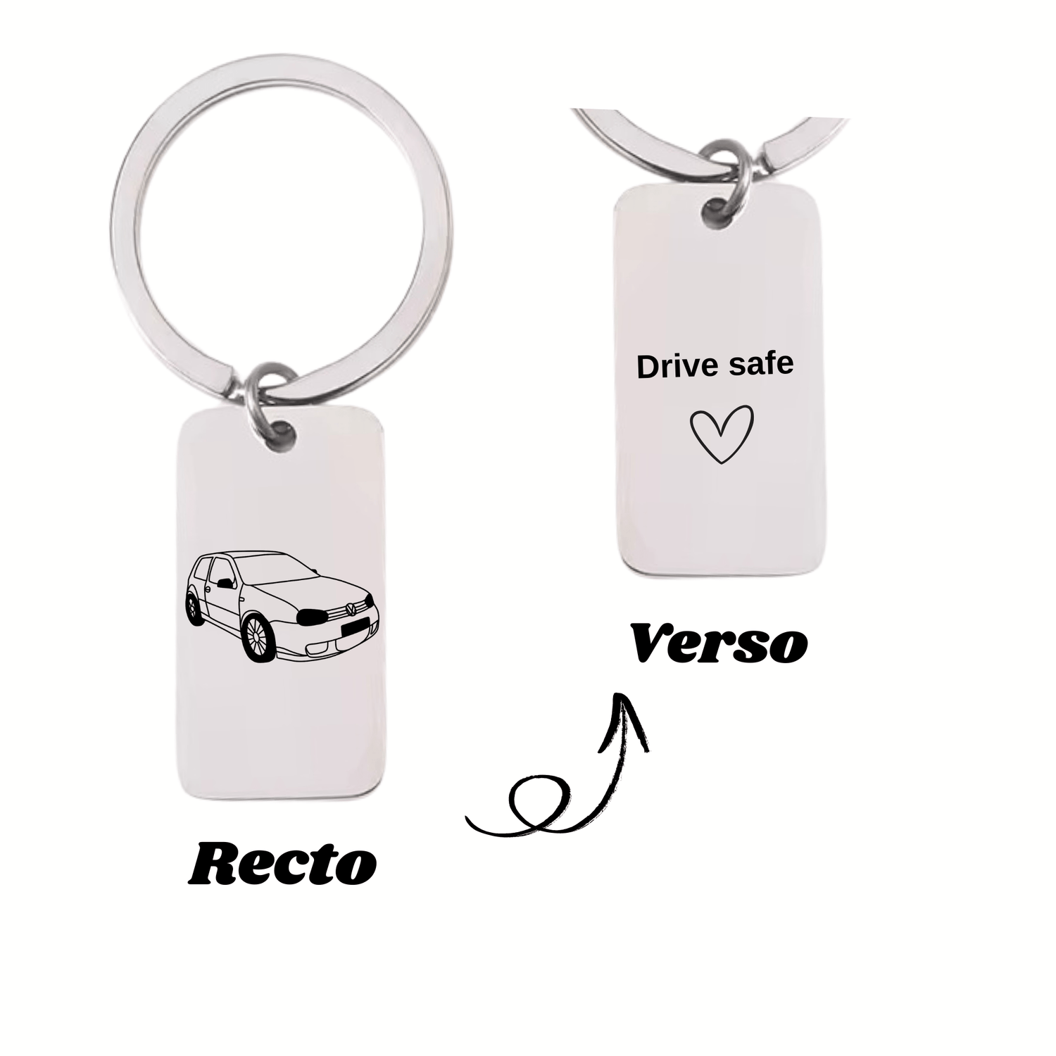 Porte - Clé à Graver - Majestic Store