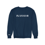 Sweat Oversize Unisexes - Date en chiffres romains - Majestic Store