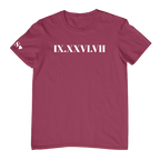 T-shirts Oversize Unisexes - Date en chiffres romains - Majestic Store