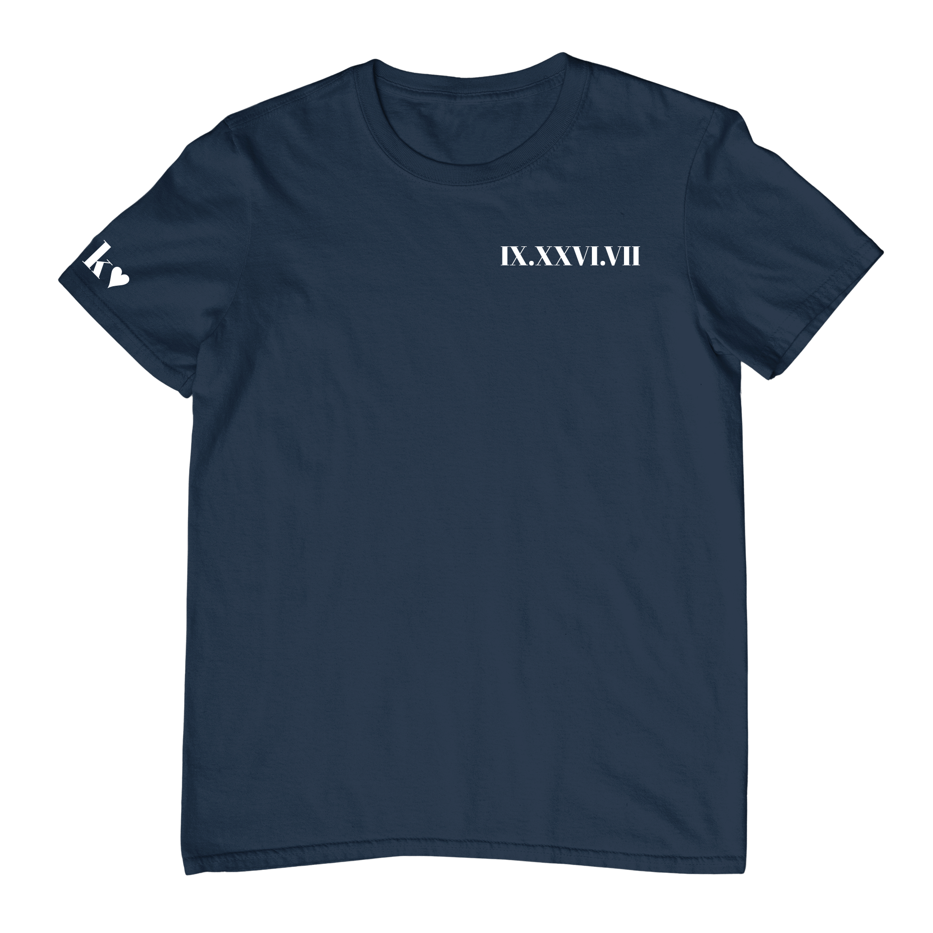 T-shirts Oversize Unisexes - Date en chiffres romains - Majestic Store