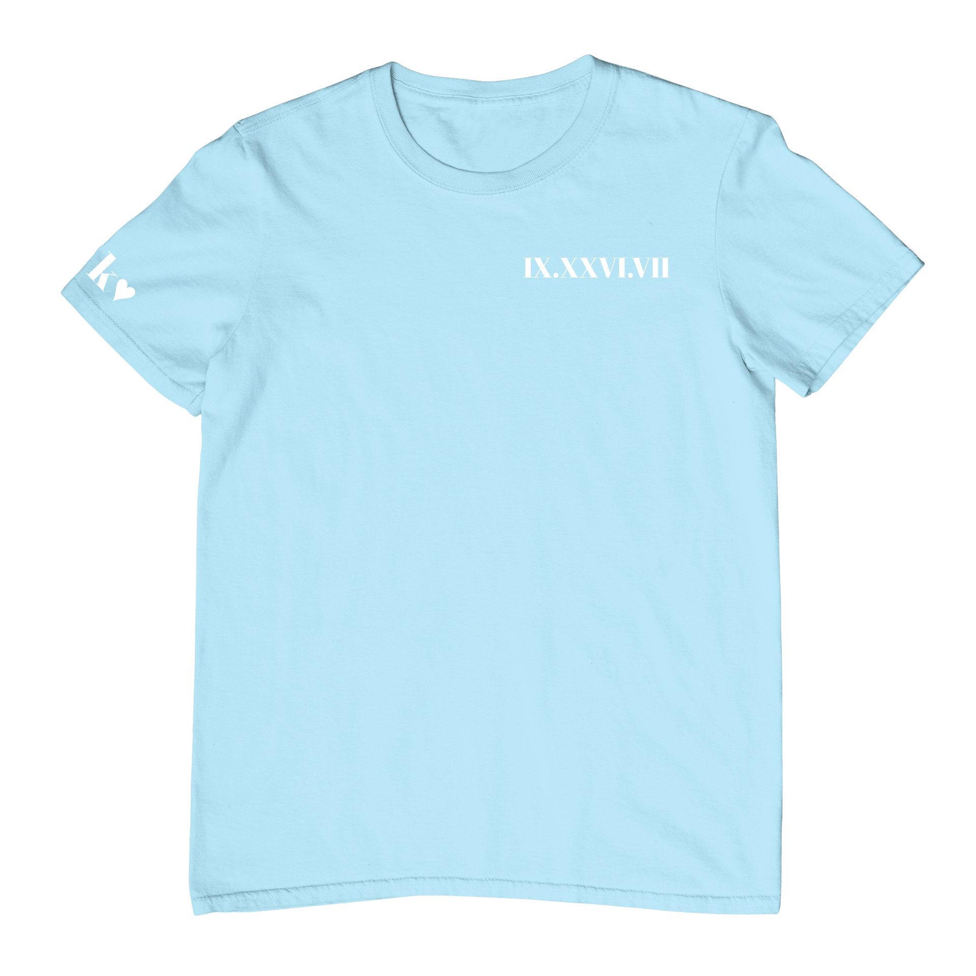 T-shirts Oversize Unisexes - Date en chiffres romains - Majestic Store