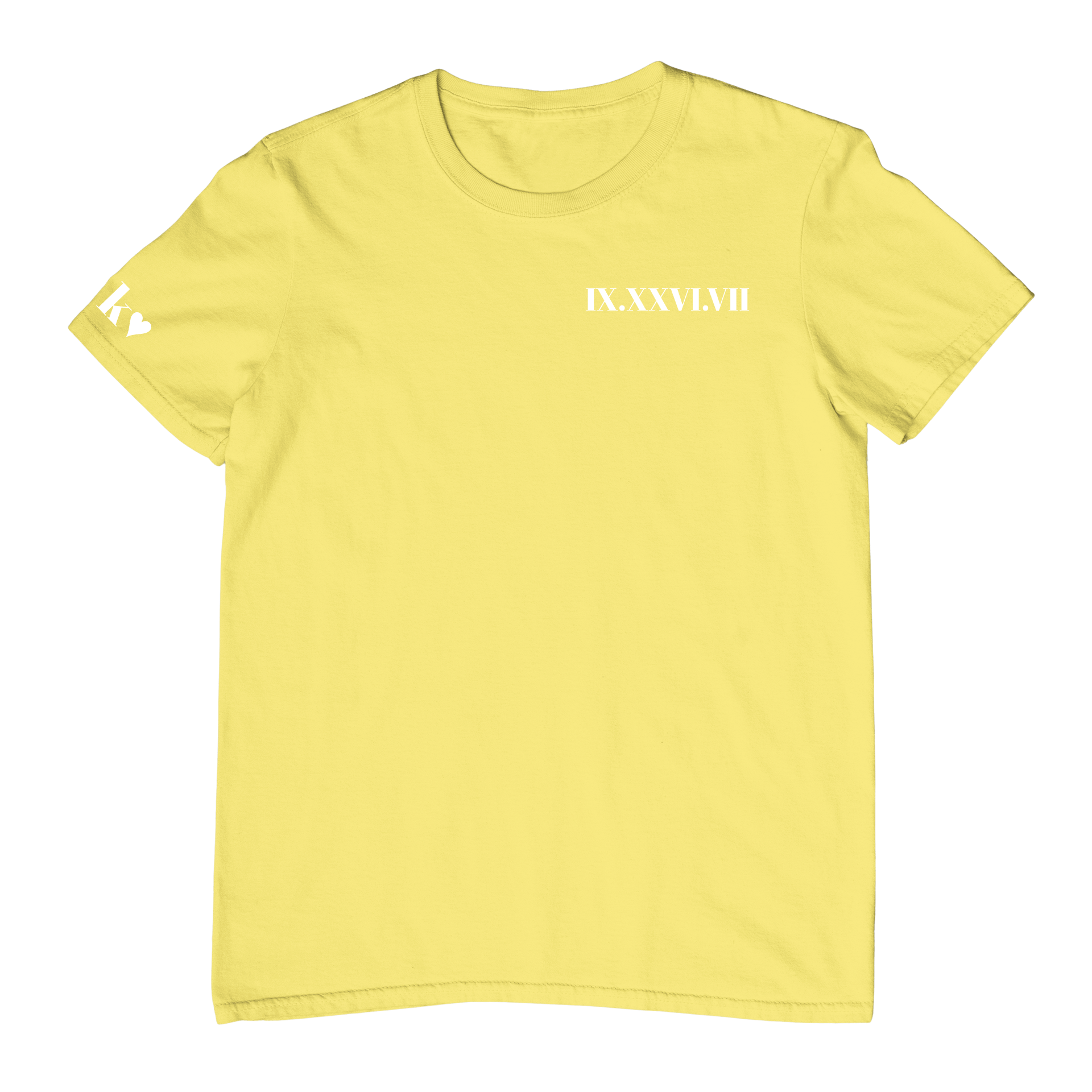 T-shirts Oversize Unisexes - Date en chiffres romains - Majestic Store