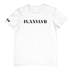 T-shirts Oversize Unisexes - Date en chiffres romains - Majestic Store